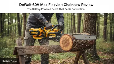 DeWalt 60V Max FlexVolt Chainsaw Review (2025): Battery-Powered Torque That Challenges Gas